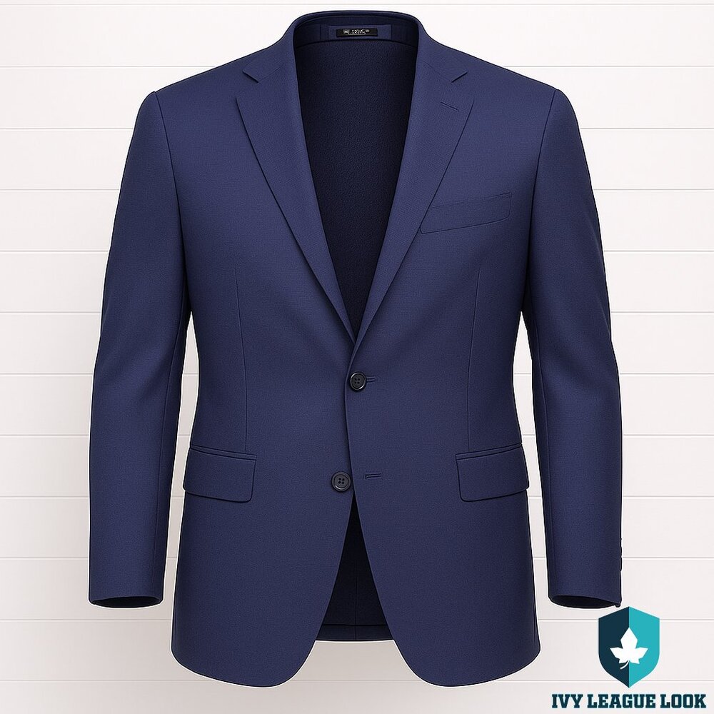 Jos. A. Bank Navy TravelTech Slim Fit Wool Blazer 48R